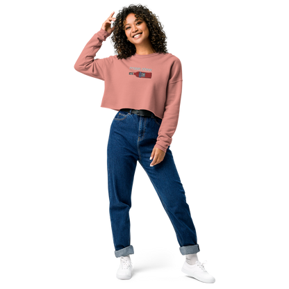 Sweet Campari Crop Sweatshirt