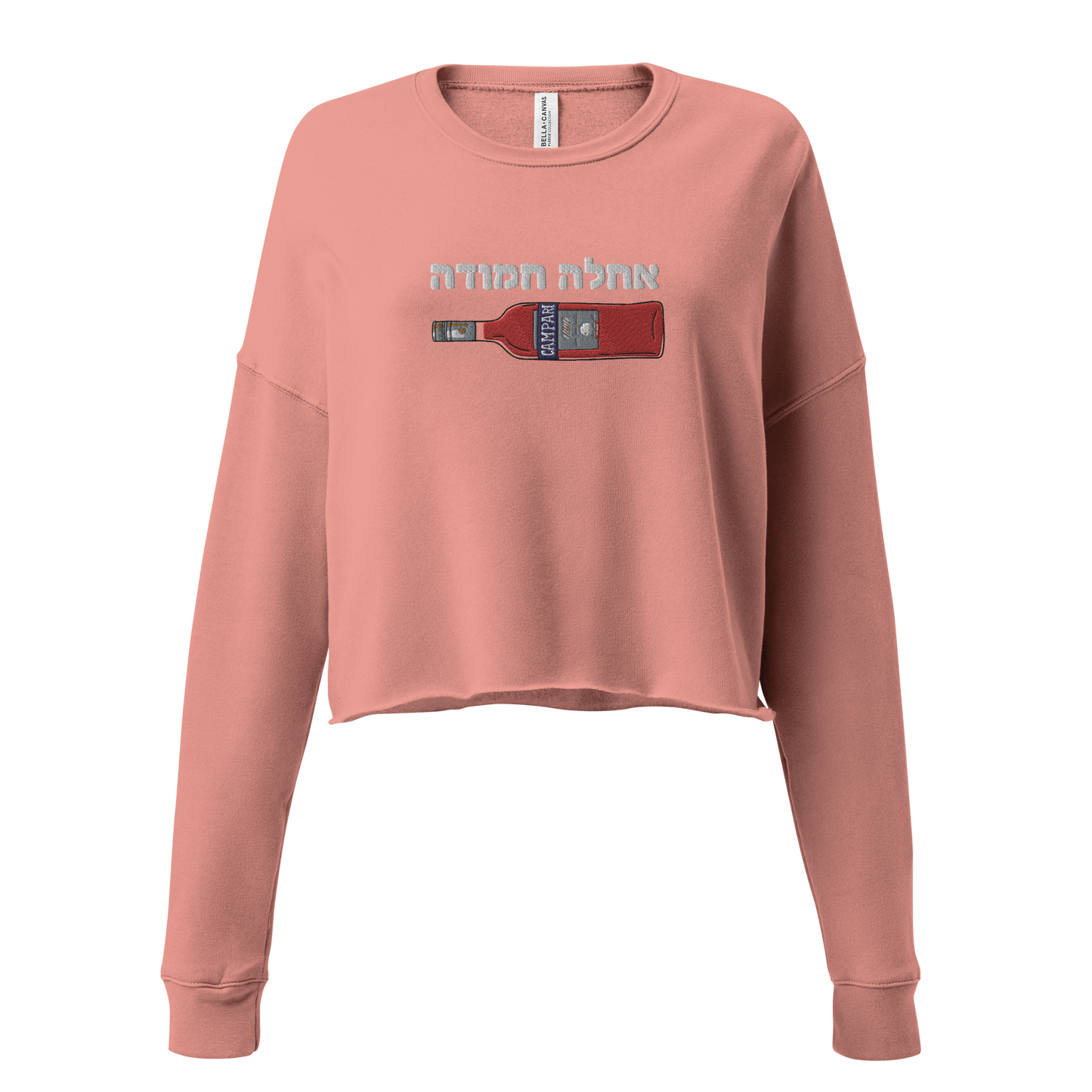 Sweet Campari Crop Sweatshirt