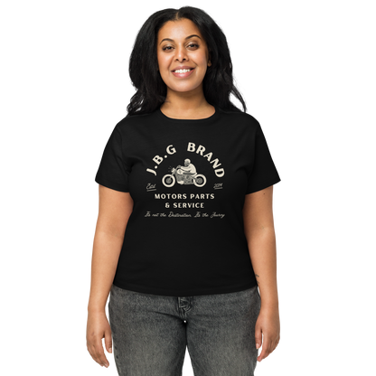 Not The Destination Its The Journey Women’s high-waisted t-shirt