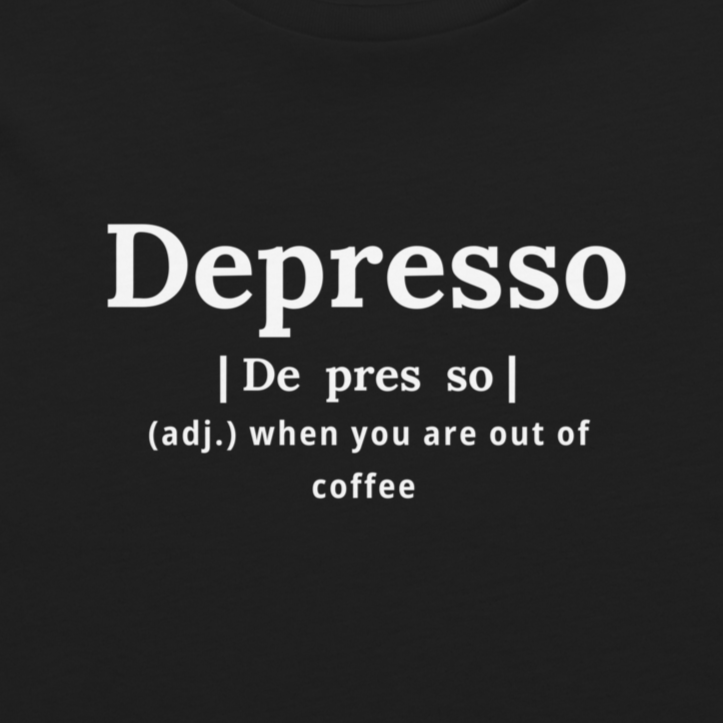 Depresso - Women’s high-waisted t-shirt