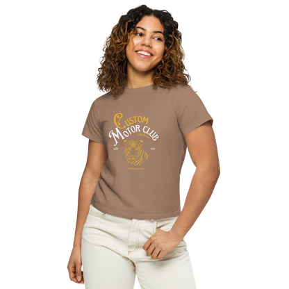 Custom Motor Club Women’s high-waisted t-shirt