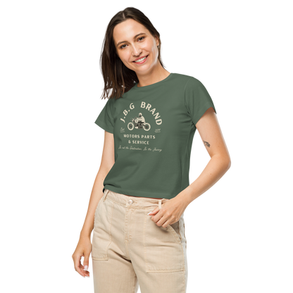 Not The Destination Its The Journey Women’s high-waisted t-shirt