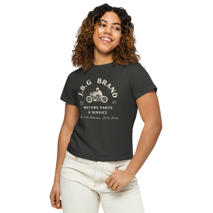 Not The Destination Its The Journey Women’s high-waisted t-shirt