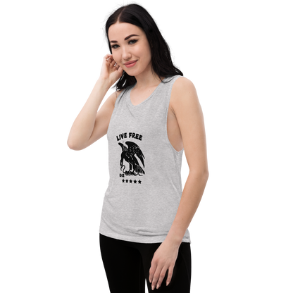 Free or die Ladies’ Muscle Tank