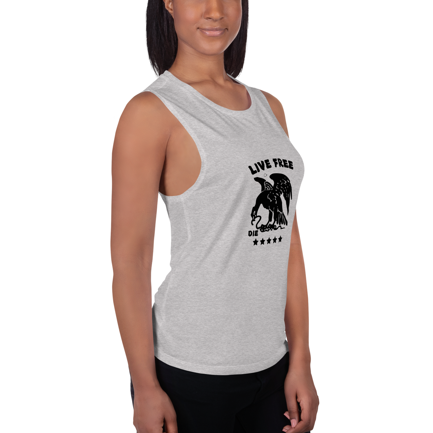 Free or die Ladies’ Muscle Tank