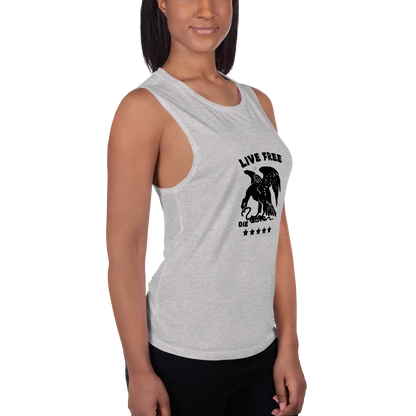 Free or die Ladies’ Muscle Tank