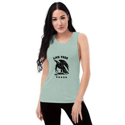 Free or die Ladies’ Muscle Tank