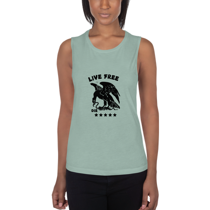 Free or die Ladies’ Muscle Tank