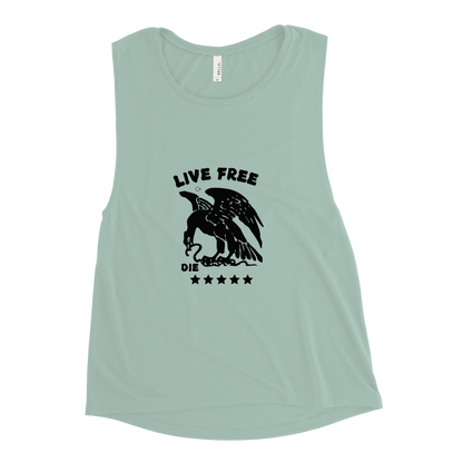 Free or die Ladies’ Muscle Tank