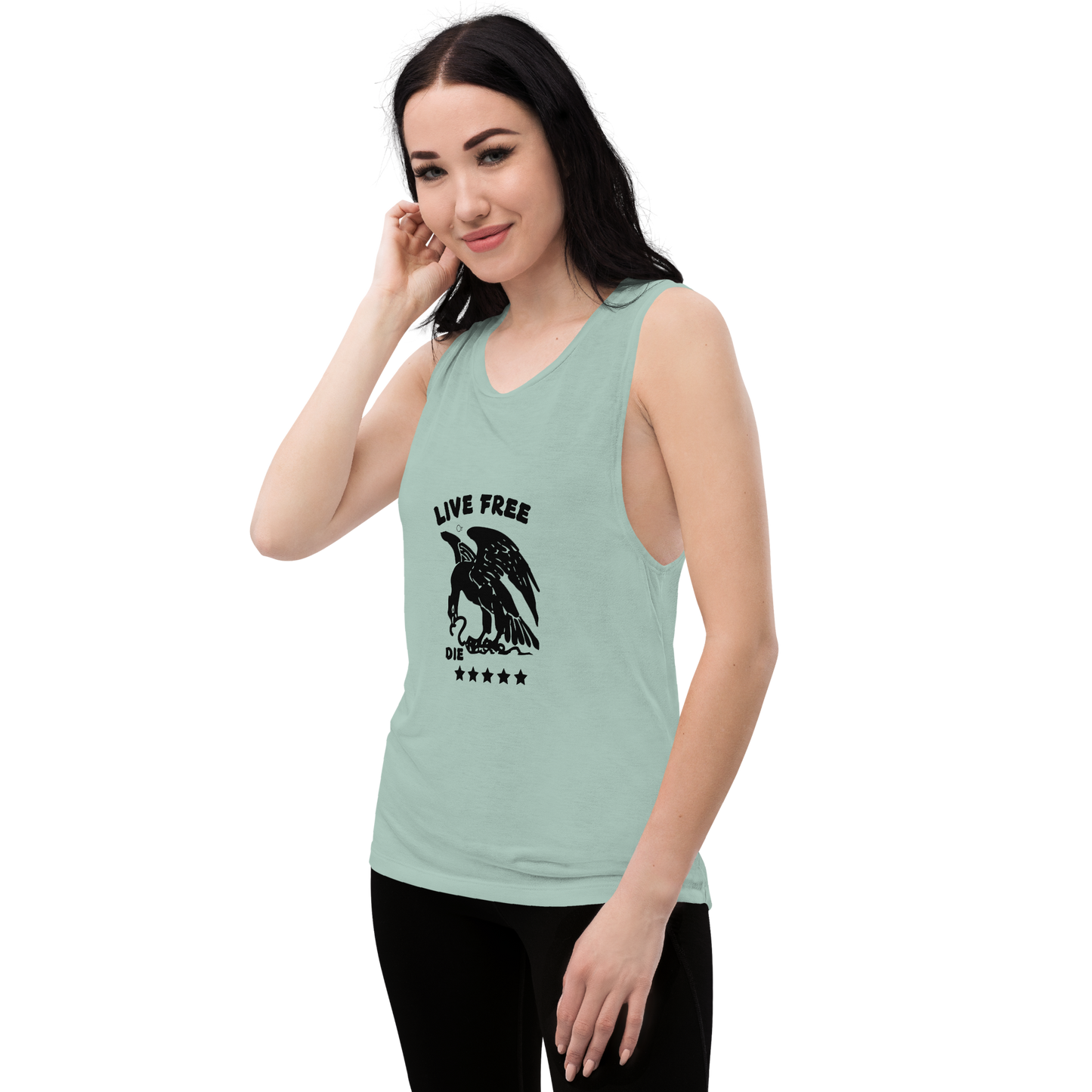 Free or die Ladies’ Muscle Tank