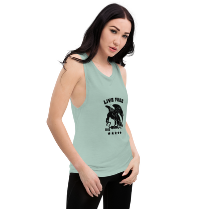 Free or die Ladies’ Muscle Tank