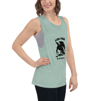 Free or die Ladies’ Muscle Tank