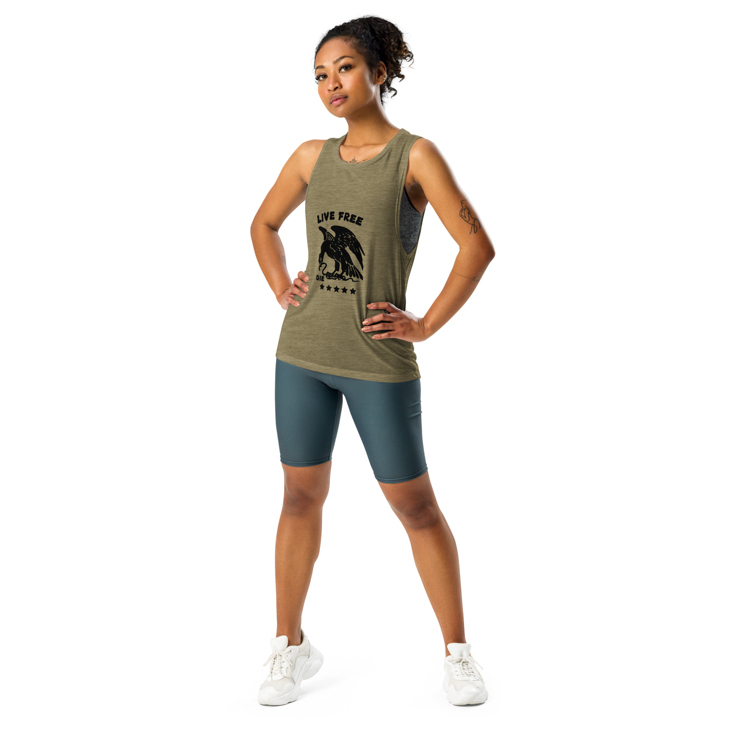 Free or die Ladies’ Muscle Tank