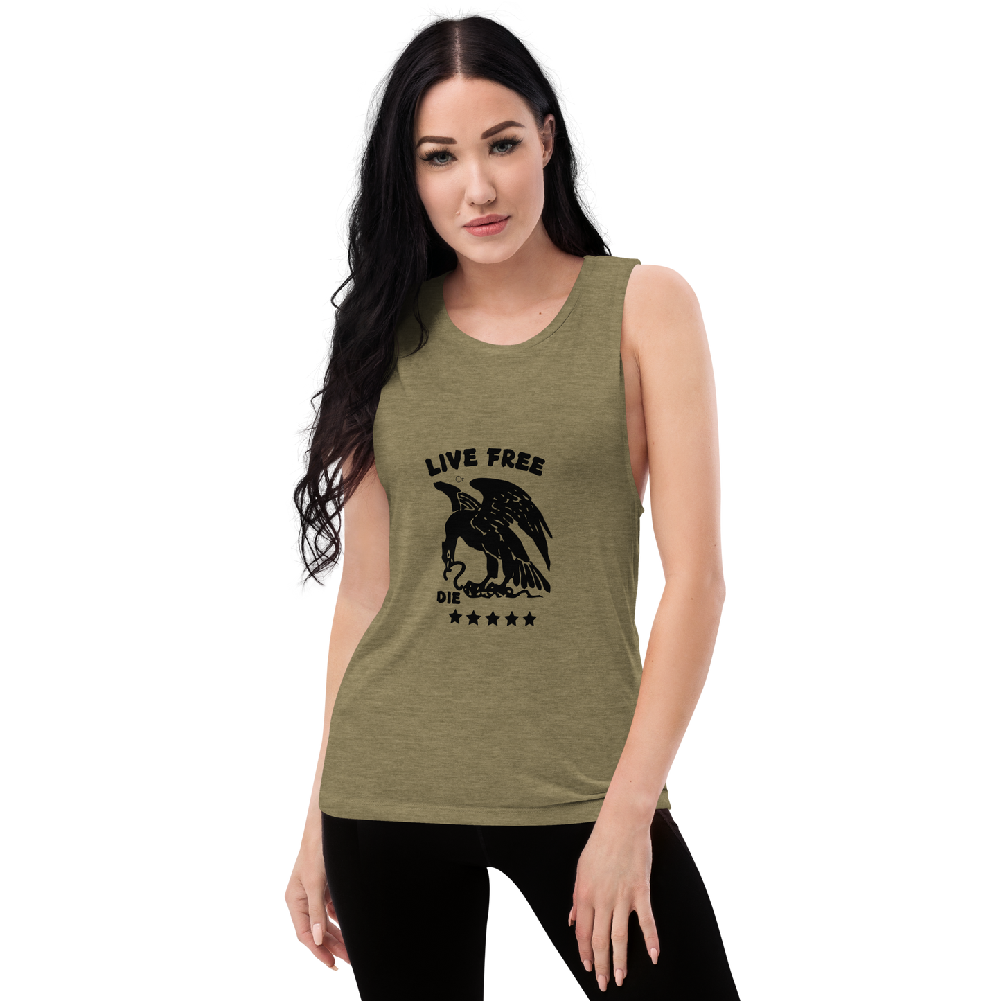 Free or die Ladies’ Muscle Tank