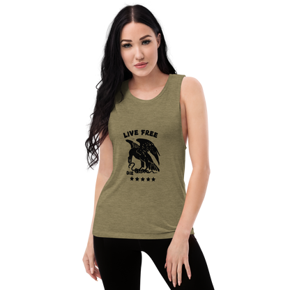 Free or die Ladies’ Muscle Tank