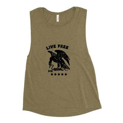 Free or die Ladies’ Muscle Tank