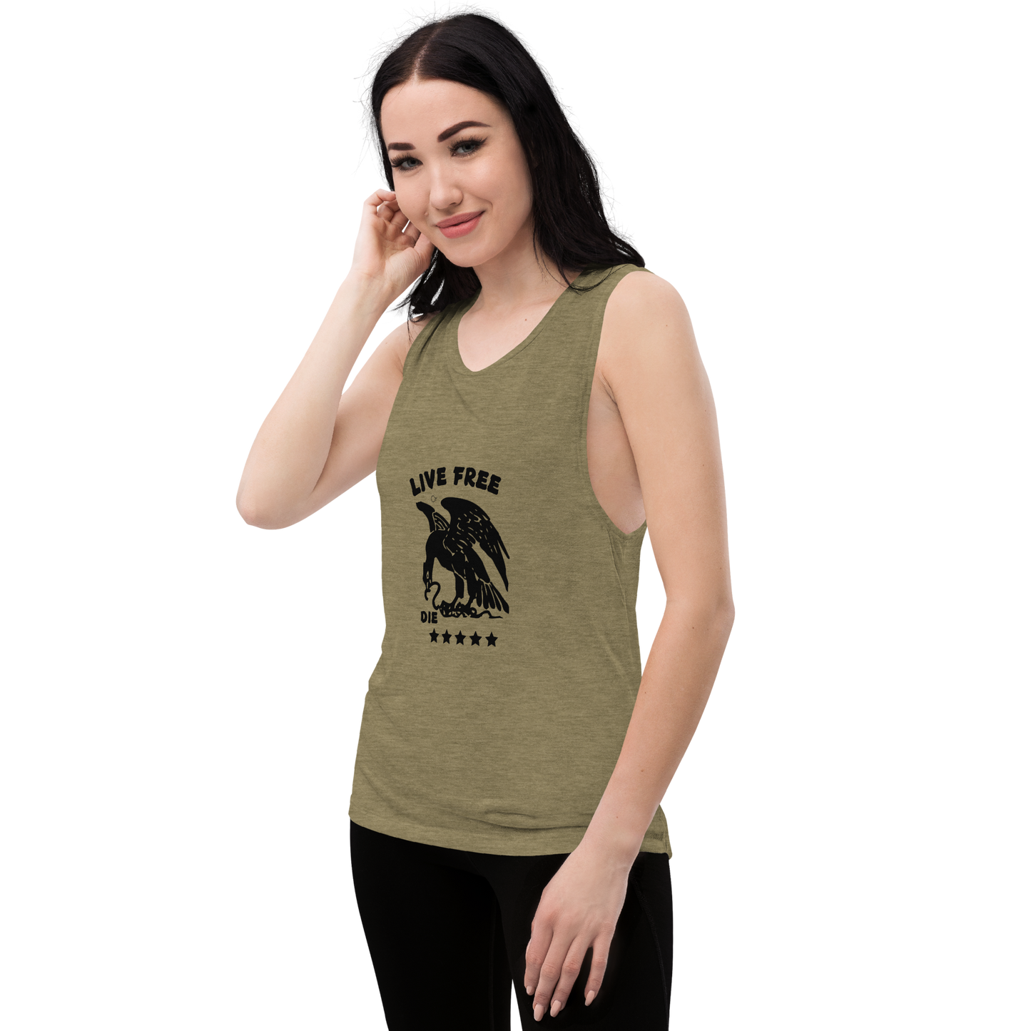 Free or die Ladies’ Muscle Tank