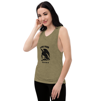 Free or die Ladies’ Muscle Tank