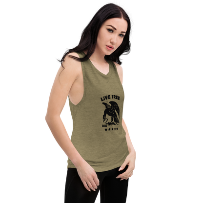 Free or die Ladies’ Muscle Tank