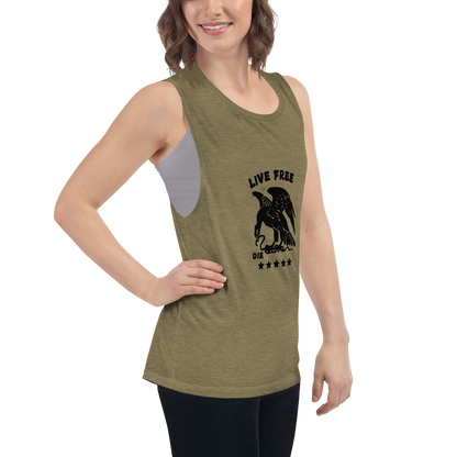 Free or die Ladies’ Muscle Tank