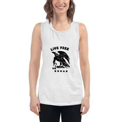 Free or die Ladies’ Muscle Tank