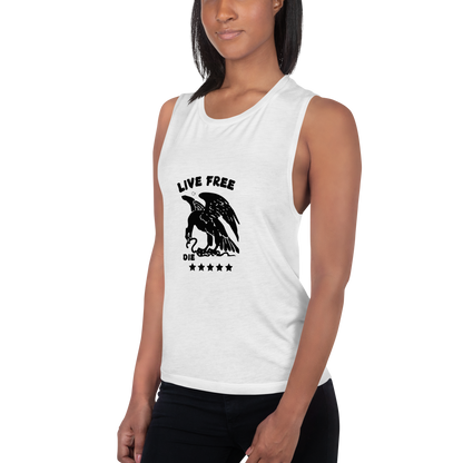 Free or die Ladies’ Muscle Tank