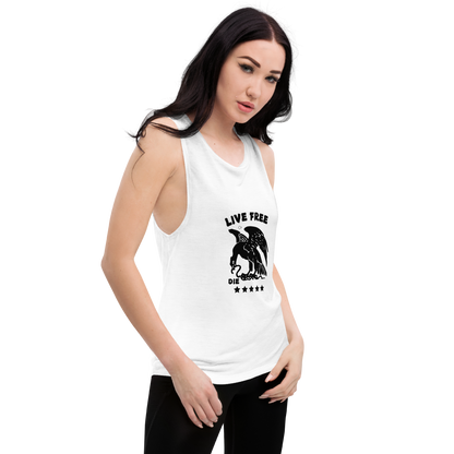 Free or die Ladies’ Muscle Tank