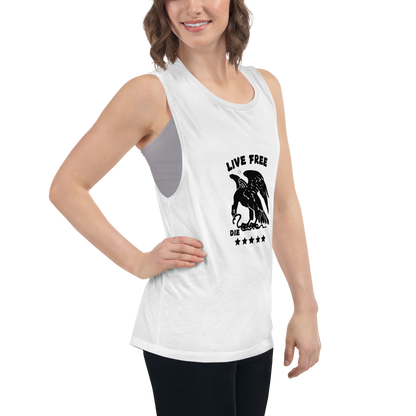 Free or die Ladies’ Muscle Tank