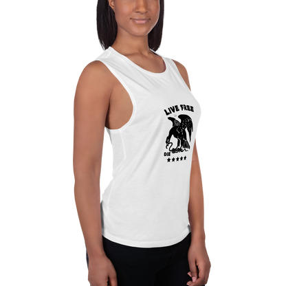 Free or die Ladies’ Muscle Tank