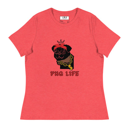 Pug Life Women's Relaxed T-Shirt