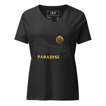 Paradise Women’s relaxed v-neck t-shirt