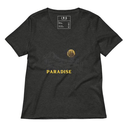 Paradise Women’s relaxed v-neck t-shirt