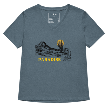 Paradise Women’s relaxed v-neck t-shirt