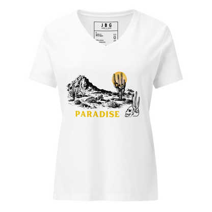 Paradise Women’s relaxed v-neck t-shirt